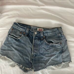 Levi's Women's Light Blue Jean Shorts